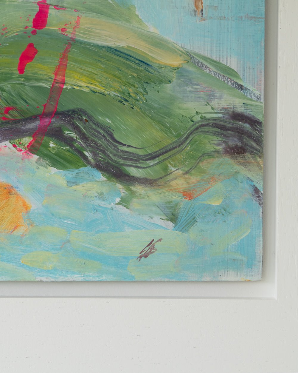 Lofoten - An abstract landscape painting - Gabriella Buckingham