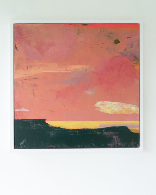 Red Sky At Night - an abstract seascape - Gabriella Buckingham