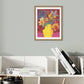 Yellow Vase Red Room Print- 2 sizes, 2 framed options - Gabriella Buckingham