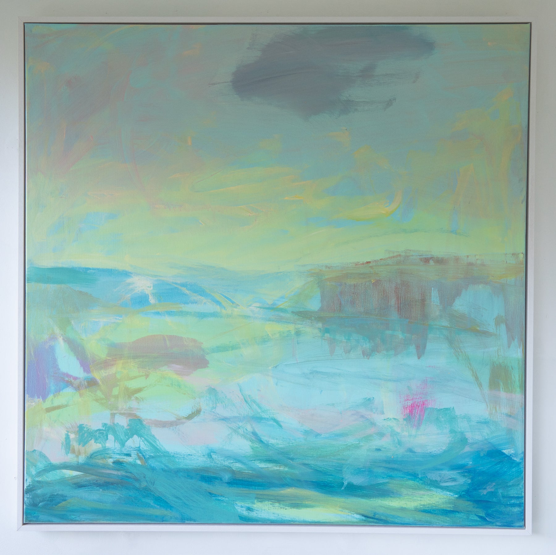 an ethereal large seascape painting