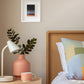 Missoni Night abstract looks beautiful in this bedroom setting