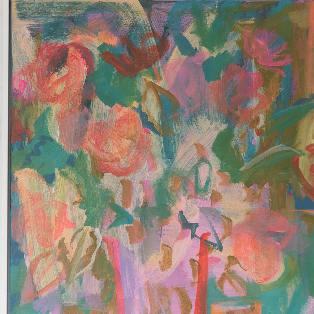 Floribunda - abstract floral painting